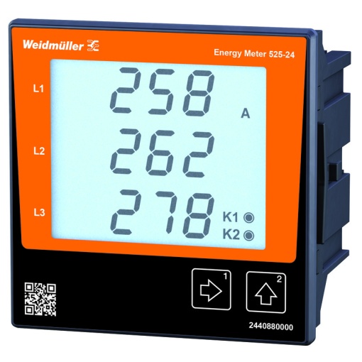 Measuring device electrical quantity, 480 V, ModbusTCP, Modbus RTU over Ethernet