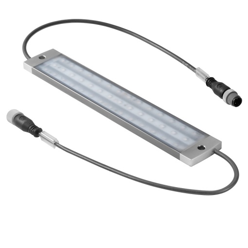 LED module, Blue, 24 V, 0.32 A, 5,8 W, 98 lm, IP67, Pre-assembled cable, Connection thread M12  M12