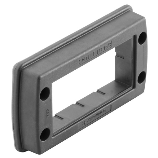 Sealing frame Cable entries system, Cabtite cable entry system, Polyamide, glass fibre-reinforced, Deep black, 126 x 70 x 19.6 mm, -40 C120 C, 