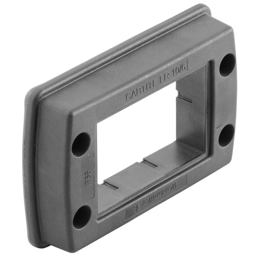 Sealing frame Cable entries system, Cabtite cable entry system, Polyamide, glass fibre-reinforced, Deep black, 106 x 70 x 19.6 mm, -40 C120 C, 