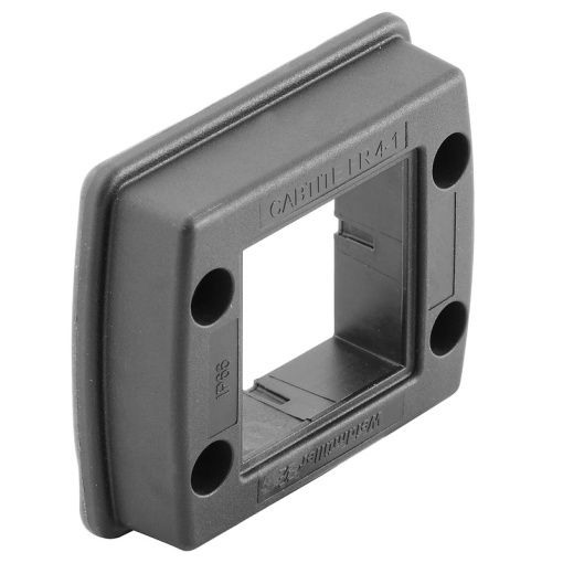 Sealing frame Cable entries system, Cabtite cable entry system, Polyamide, glass fibre-reinforced, Deep black, 81 x 70 x 19.6 mm, -40 C120 C, I