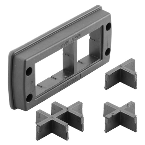 Sealing frame Cable entries system, Cabtite cable entry system, Polyamide, glass fibre-reinforced, Deep black, 153 x 70 x 19.6 mm, -40 C120 C, 