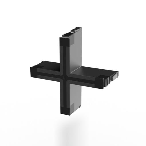 Sealing frame Cable entries system, Cabtite cable entry system, Polyamide, glass fibre-reinforced, Deep black, 44 x 44 x 17.5 mm, -40 C120 C, I