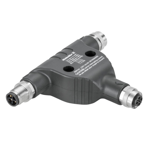 Sensor-actuator adaptor, Number of poles 5, Coding K-coded