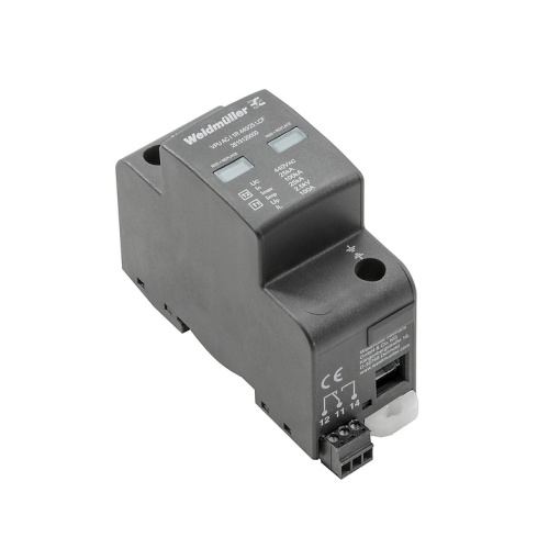 Surge voltage arrester  power supply systems, Surge protection, with remote contact, Type I  II, Low voltage network Single-phase, TN, I, II, IV, 