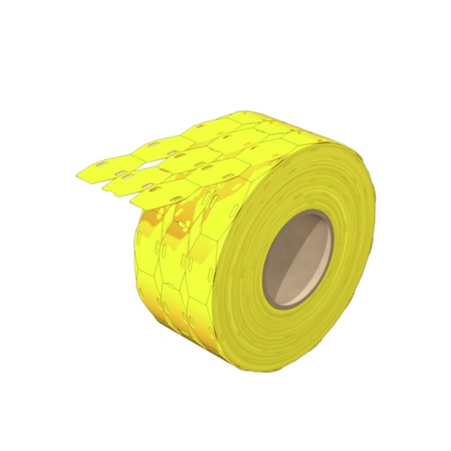 Cable coding system, yellow, Conductor O.D.7 -, without, Polyolefine, Polyurethane, -55...105 C