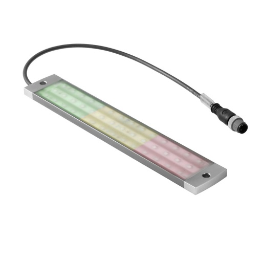LED module, Red, Yellow, Green, 24 V, 8,5 W, IP67, Pre-assembled cable, Connection thread M12
