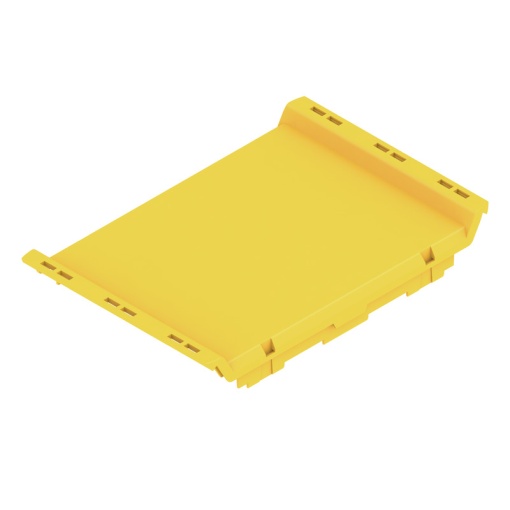Front element Modular housing, Width 67.5 , IP20 in installed state, Plastic, Traffic yellow