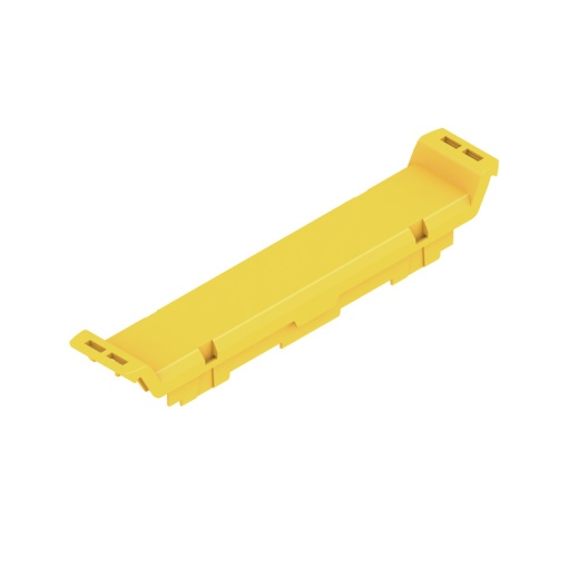 Front element Modular housing, Width 17.5 , IP20 in installed state, Plastic, Traffic yellow