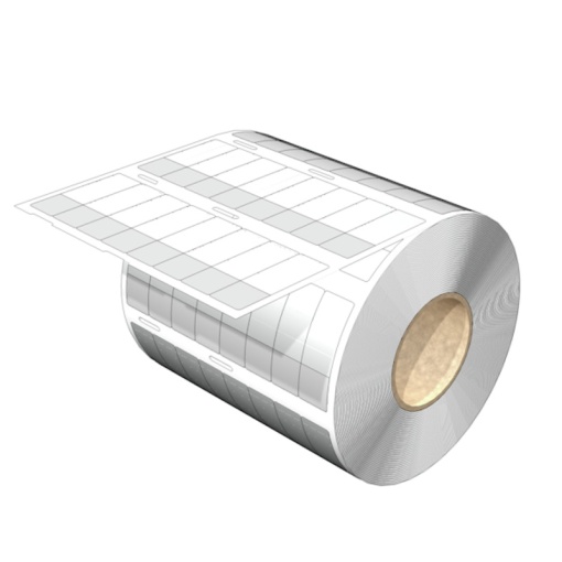 Cable coding system, white, Conductor O.D.4 - 8 mm, without, Vinyl film, -40...80 C