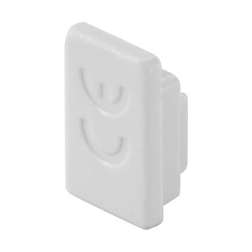 Terminal cover, grey, Height 9.3 mm, Width 8.2 mm, Depth 14.5 mm