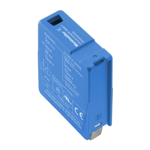 Surge voltage arrester  power supply systems, Surge protection, Type II, Low voltage network TT only for N-PE, AC, 230 V