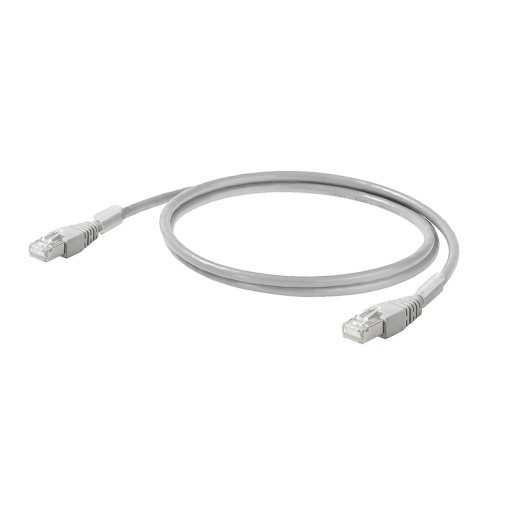 Data insert with cable industrial connectors, Cable length 0.2 m, Cat. 6A, 10 Gbits