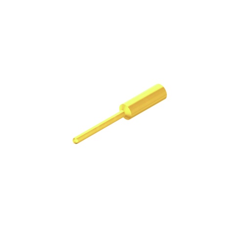 Round plug field customisable, without, X-coded, Pin, Crimp connection, AWG 22 - AWG 26, Number of poles 1, IP00, Shield connection No