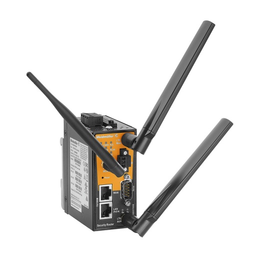 Router, with integrated multi-band modem 4G3G2G, EU-model, 2x RJ45 10100BASE-TX, 1x DB9 male for RS-232422485, -25 C...70 C
