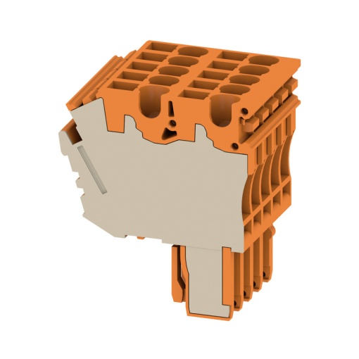Plug terminal, Plug-in connection, 2.5 mm², 24 A, 500 V, Number of connections 10, Number of poles 5, Width 25 mm