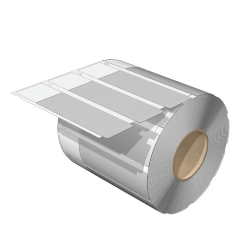Cable coding system, white, Conductor O.D.12.2 - 24.4 mm, without, Vinyl film, -40...80 C