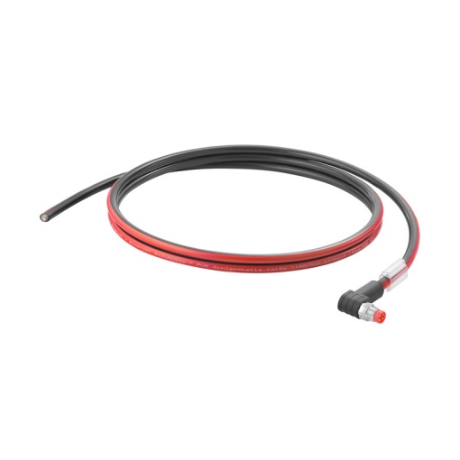 EtherCat Cable assembled, M8 P-code - IP67 angeled pin, Open, Number of poles 4, Length 10 m