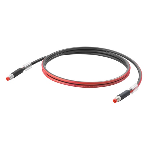 EtherCat Cable assembled, M8 P-code - IP67 straight pin, M8 P-code - IP67 straight pin, Number of poles 4, Length 10 m