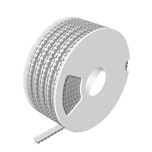 Cable coding system, white, Conductor O.D.2.5 - 4 mm, without, PC-ABS, TPU