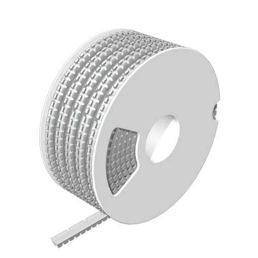 Cable coding system, white, Conductor O.D.2.5 - 4 mm, without, PC-ABS, TPU