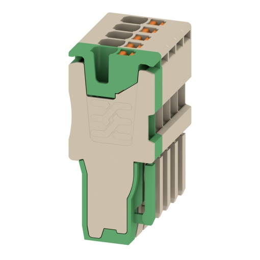 Plug terminal, PUSH IN, 1.5 mm², 17.5 A, 500 V, Number of connections 5, Number of poles 5, Width 17.5 mm