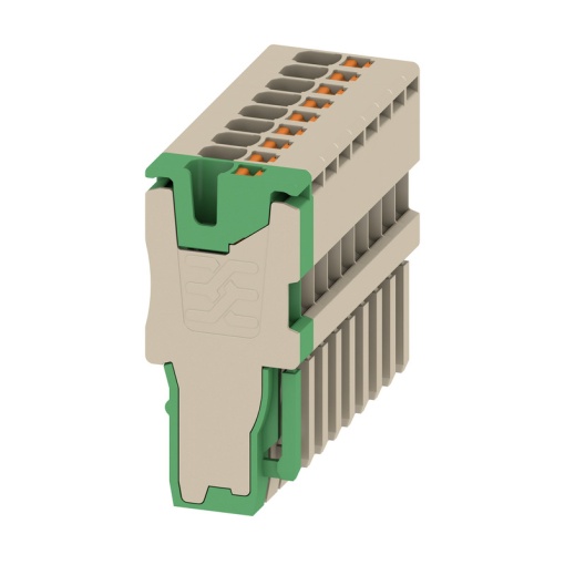 Plug terminal, PUSH IN, 1.5 mm², 17.5 A, 500 V, Number of connections 9, Number of poles 9, Width 31.5 mm