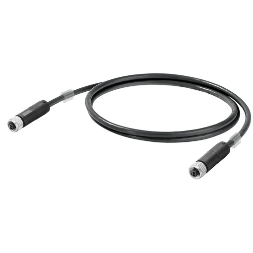 Single Pair Ethernet Cable assembled, M8 SPE  IEC63171-5 - IP67 socket contact - straight, M8 SPE  IEC63171-5 - IP67 socket contact - straight, 