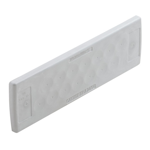Cable feed-through plate cable entry system, Cabtite cable entry system, TPE, grey, 142 x 44 x 12 mm, Depth 12 mm, -40 C90 C, IP54