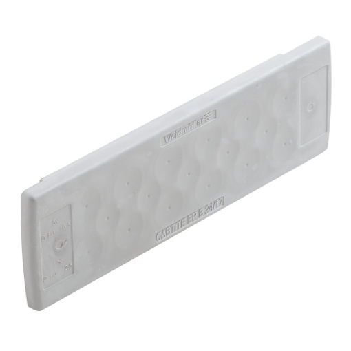Cable feed-through plate cable entry system, Cabtite cable entry system, TPE, grey, 142 x 44 x 12 mm, Depth 12 mm, -40 C90 C, IP54