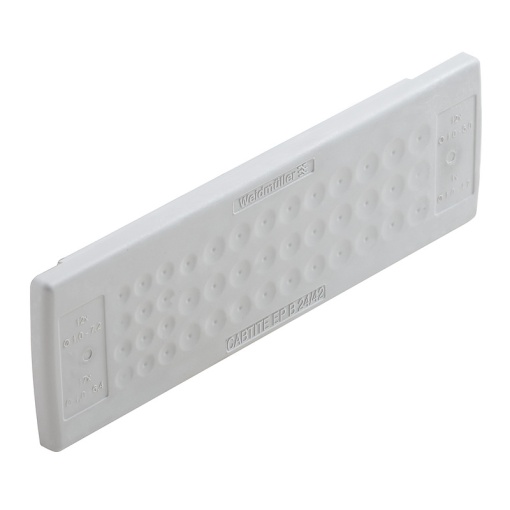 Cable feed-through plate cable entry system, Cabtite cable entry system, TPE, grey, 142 x 44 x 12 mm, Depth 12 mm, -40 C90 C, IP54