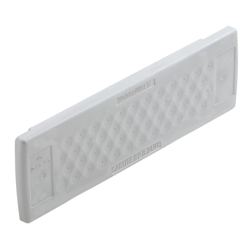Cable feed-through plate cable entry system, Cabtite cable entry system, TPE, grey, 142 x 44 x 12 mm, Depth 12 mm, -40 C90 C, IP54