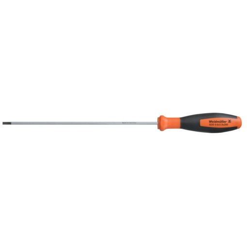 Slotted screwdriver, Blade thickness A 0.6 mm, Blade width B 3.5 mm, Blade length 200 mm, Form Slotted