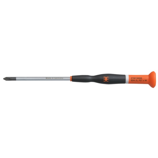 Crosshead screwdriver, Form Crosshead, Pozidrive, Size 1, Blade length 80 mm