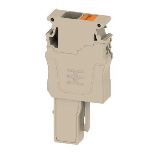 Plug terminal, PUSH IN, 6 mm², 30 A, 500 V, Number of connections 1, Number of poles 1, Width 8.1 mm