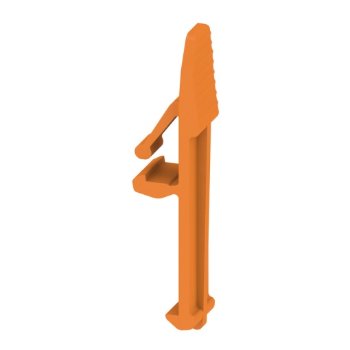 Locking element terminal, Wemid, orange