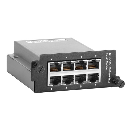 Media interface module, FastGigabit Ethernet, 8x RJ45