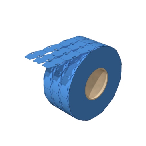 Cable coding system, blue, Conductor O.D.7 -, without, Polyurethane, -55...105 C