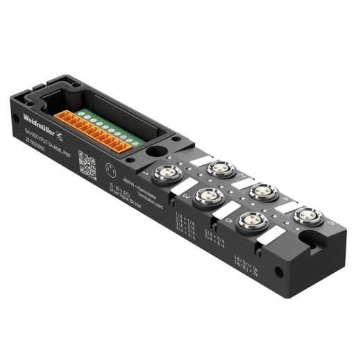 Sensor-actuator passive distributor without cable, Hood distributor lower part, M8, 30 V, LED Yes, LED initiator Yes, Wiring type PNP
