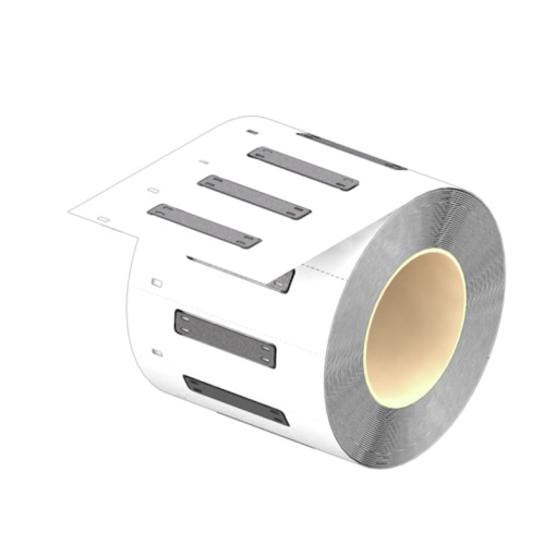 Cable coding system, silver, Conductor O.D.7 - 40 mm, Stainless steel 1.4301, -55...130 C