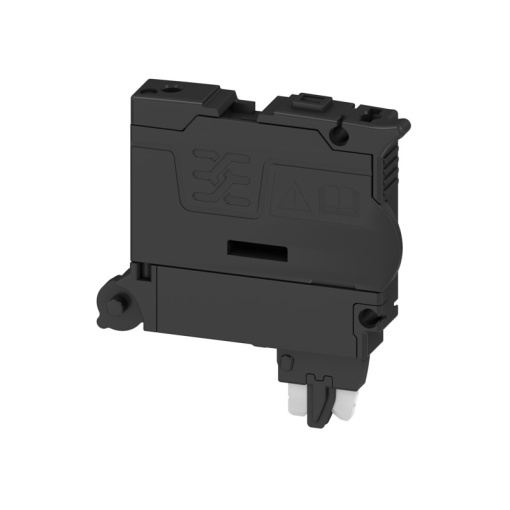 Fuse holder for feed-through modular terminal, black, 6.3 A, Pivoting, V-0, Wemid