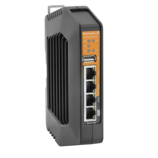 Router, 4x RJ45 101001000BaseTX, -25 C...70 C