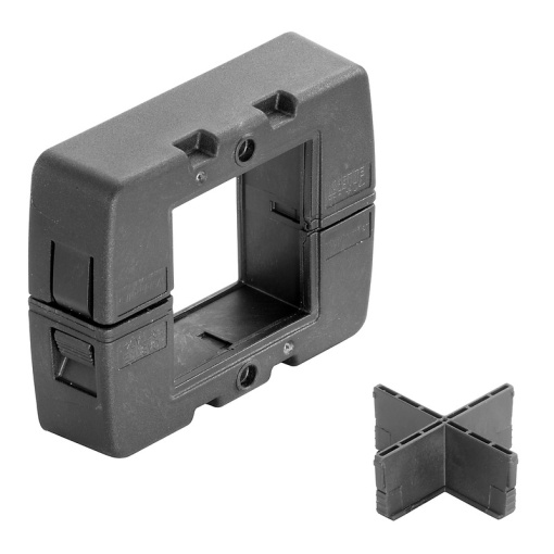 Sealing frame Cable entries system, Cabtite cable entry system, Polyamide, glass fibre-reinforced, Deep black, 81 x 64 x 24.2 mm, -40 C120 C, I