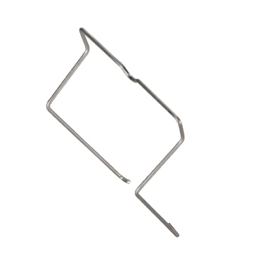 Retaining clip relay, metal, for 3 CO contact base, D-SERIES