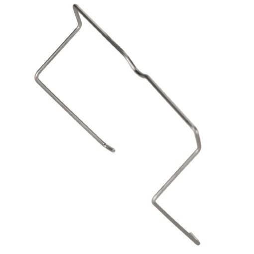 Retaining clip relay, metal, for 4 CO contact socket, D-SERIES