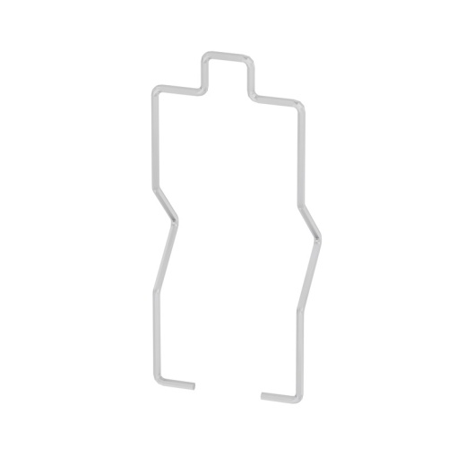 Retaining clip relay, metal, for DRI relays without test button, D-SERIES DRI