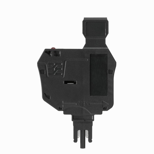 Fuse holder for feed-through modular terminal, black, 2.31 mA, pluggable, V-0, Wemid