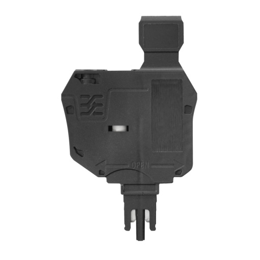 Fuse holder for feed-through modular terminal, black, 6.3 A, pluggable, V-0, Wemid