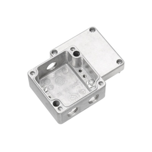 Metal housing, Width 70 mm, Height 70 mm, Depth 45 mm, untreated, Aluminium AlSi12