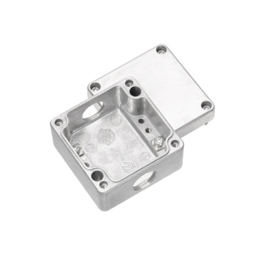 Metal housing, Width 70 mm, Height 70 mm, Depth 45 mm, untreated, Aluminium AlSi12